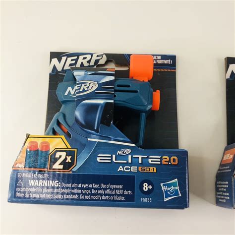 Nerf Elite 2 0 Ace Sd 1 Blaster And 2 Official Nerf Elite Darts 2 Brand Newunit Dart Guns