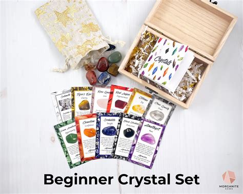 Beginner Crystal Set Starter Kit Starter Crystal Set Gemstone 10