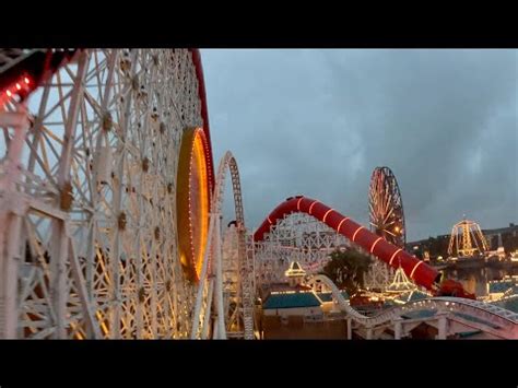 Front Row Full Pov Rainstorm Incredicoaster Disney California