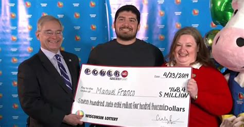 Wisconsin Man 24 Claims 768 Million Powerball Jackpot