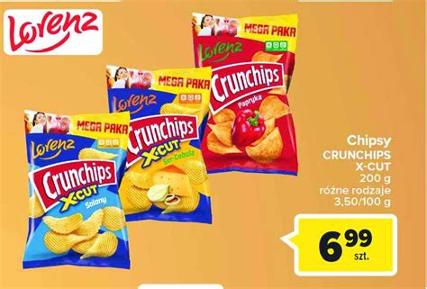 Chipsy Serowe Crunchips Crunchips Lorenz Cena Promocje Opinie