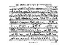 Stars and Stripes Forever by J.P. Sousa - sheet music on MusicaNeo