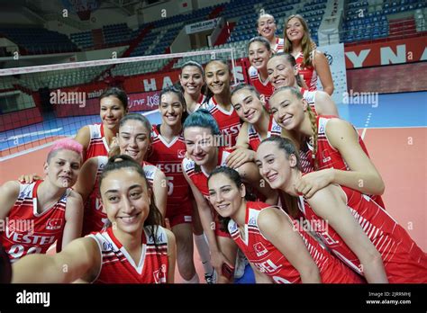 Istanbul Turkey May 29 2022 Turkey Womens National Volleyball Team