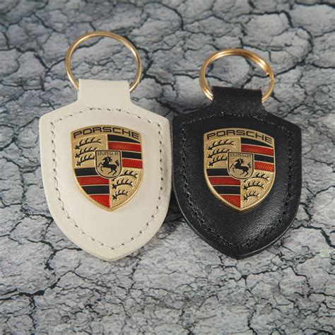 Embleem Mascotte Orig Porsche Black And White Leather Catawiki