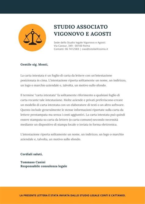 Carta Intestata Aziendale Modelli Da Personalizzare E Stampare Gratis