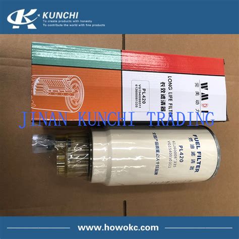 Sinotruk HOWO Oil Water Separator Filter PL420 VG1540080311