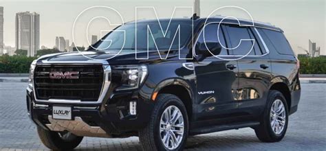 GMC Rental Dubai | Best Rates and Free Delivery - Luxurycarrental.ae