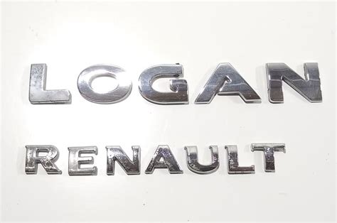 EMBLEMA SIMBOLO LETREIRO TAMPA TRASEIRA RENAULT LOGAN ORIGINAL 2015