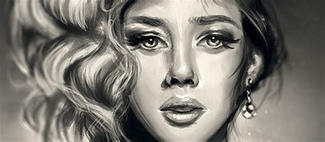 How To Create A Digital Portrait Painting In Adobe Photoshop Photoshop Lady