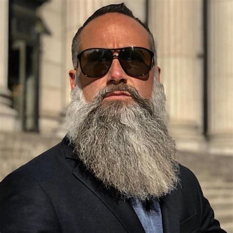 Image May Contain 1 Person Beard And Sunglasses Grey Beards Sunglasses Mens Sunglasses