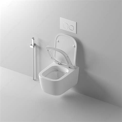 Wall Mounted Ceramic Sanitary Ware Rimless Water Closet Wall Hung Toilet China Bathroom