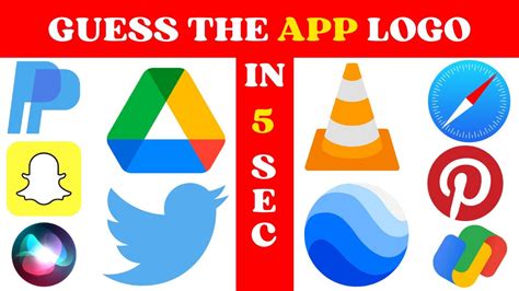 Guess The App Logo In Seconds Logo Quiz Game Easy Level Youtube