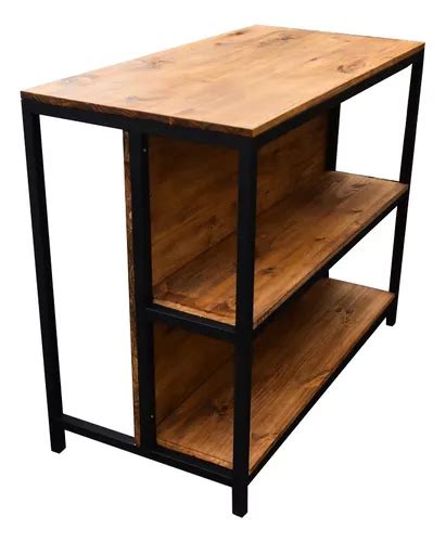 Mesa Barra Desayunador Estilo Industrial Hierro Madera Bar En Venta En