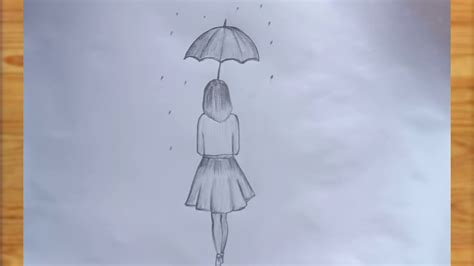 How To Draw A Girl In The Rain