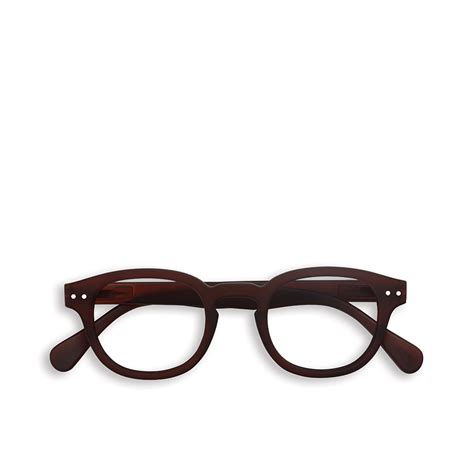 "C" Dark Wood Reading Glasses Reading Glasses, Salvador, Dark Wood ...