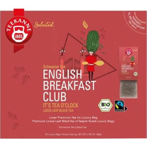 Teekanne Bio Luxury Bag English Breakfast Club G Piccantino