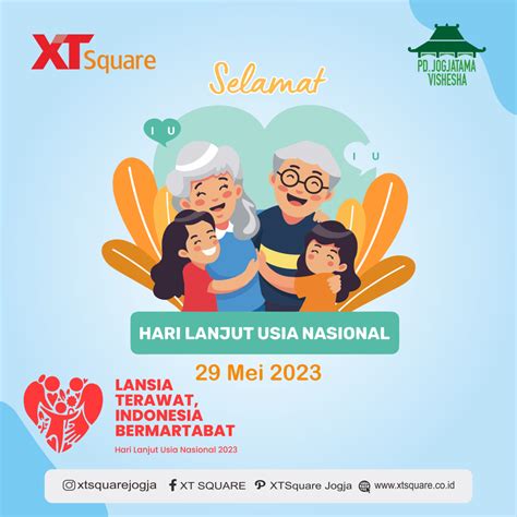 Logo Hari Lanjut Usia Nasional Xt Square