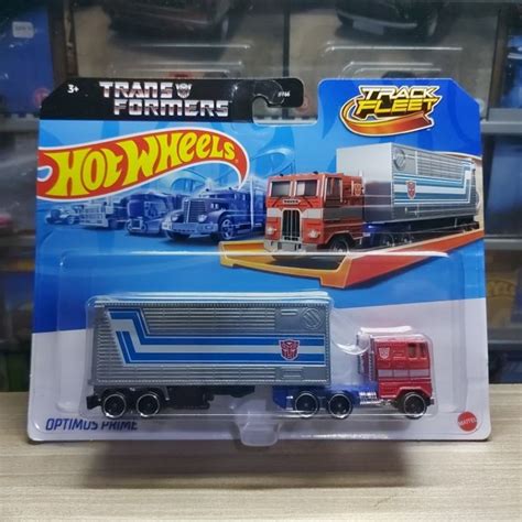 Hot WHEELS TRANSFORMERS OPTIMUS PRIME TRACK FLEET Shopee Malaysia