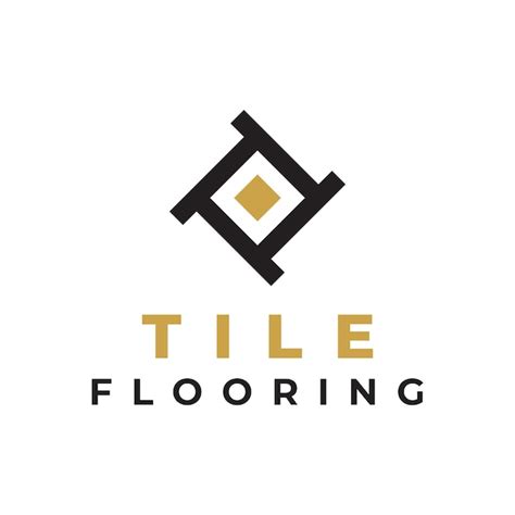 Premium Vector Tile Stone Flooring Logo Design