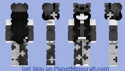 e-girl 🖤 Minecraft Skin