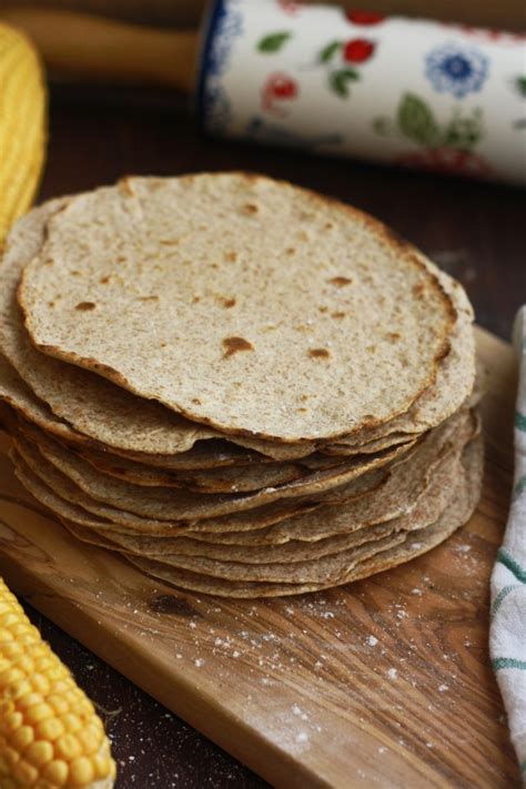 Homemade Whole Wheat Tortilla Happy Kitchen Rocks