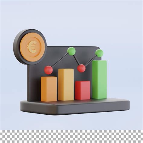 Premium Psd D Euro Coin Analytics Icon