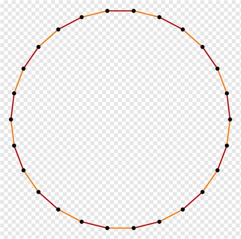 Regular Polygon Pentadecagon Icositetragon Point Curve Polygon Flyer