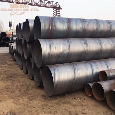 Factory 3PE Anti Corrosion Spiral Steel Pipe Inner Epoxy Coal Tar Pitch