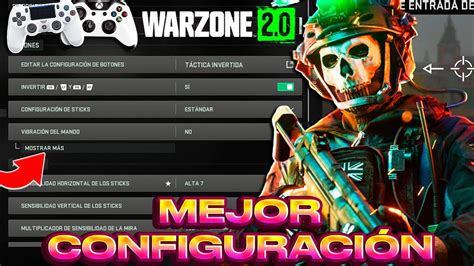 MEJOR CONFIGURACIÓN WARZONE 2 0 para MANDO CONSOLAS y PC PS4 PS5