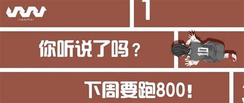 你听说了吗？下周要跑800！ 运动 测试 江小媒