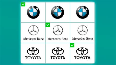 How recognisable are the most famous car logos?