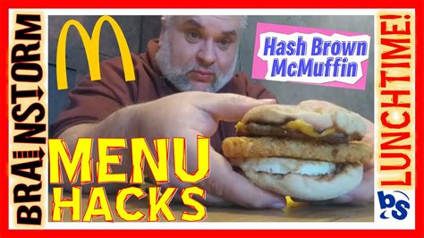 Mcdonalds Menu Hacks Hash Brown Mcmuffin Review Mcdonaldsbreakfast