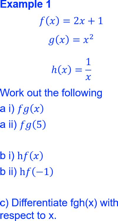 Composite Functions