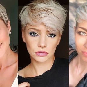 X Geweldige Mix Blonde Kapsels Korte Kapsels