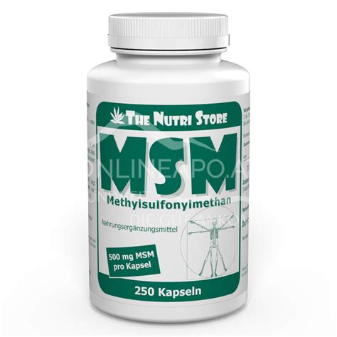 The Nutri Store Msm Mg Kapseln Schnell G Nstig Geliefert