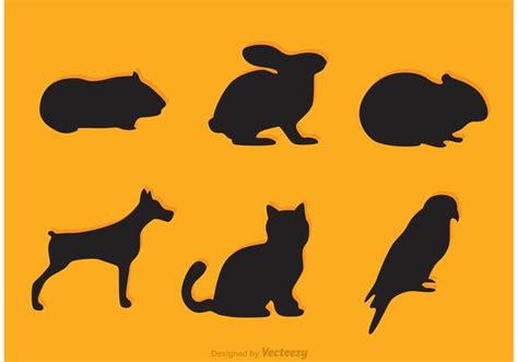 Vector Pet Silhouette Icons 90866 Vector Art at Vecteezy