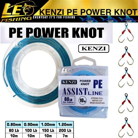 Jual Pe Kenzi Assist Line Power Knot Tali Kevlar Size Lb Lb Lb