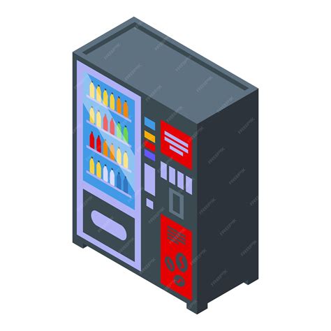 Premium Vector Industry Drink Machine Icon Isometric Vector Soda