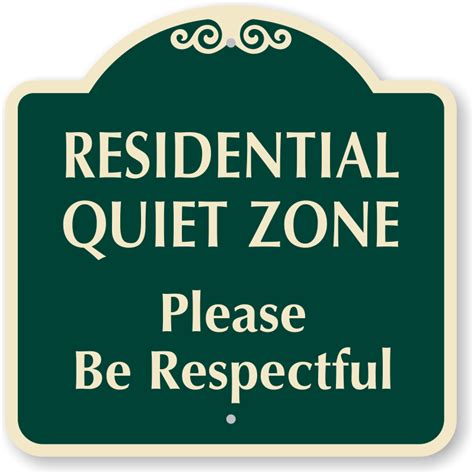 Be Respectful Sign