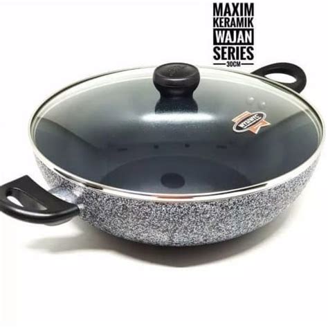 Jual MAXIM NEOSTONE Wajan Kuali Keramik 30 Cm WOK Kuali Anti Lengket