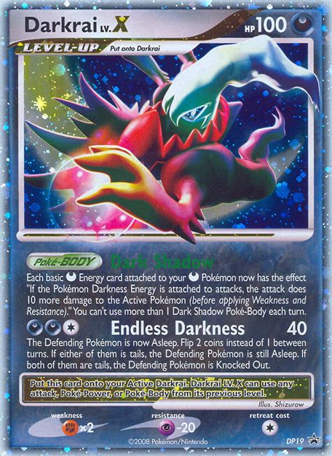 Darkrai LV X DP Black Star Promos Pokémon TCG Guru