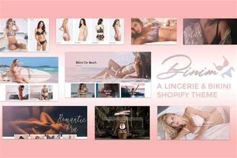 Binim Lingerie Bikini Responsive Shopify Latest Version WooCrack