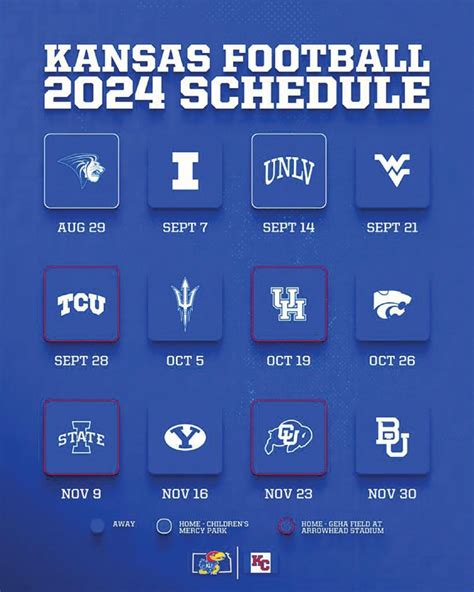 KU 2024 Football Schedule Dodge City Daily Globe