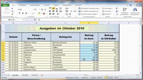 Wunderbar Haushaltsbuch Excel Kostenlos Vorlagen