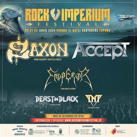 Saxon Y Accept Primeras Confirmaciones El Rock Imperium Festival