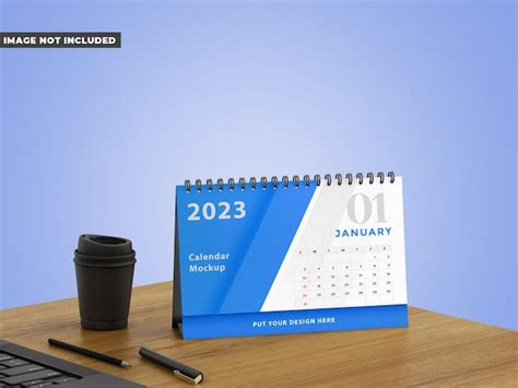 Premium Psd Desk Calendar Mockup