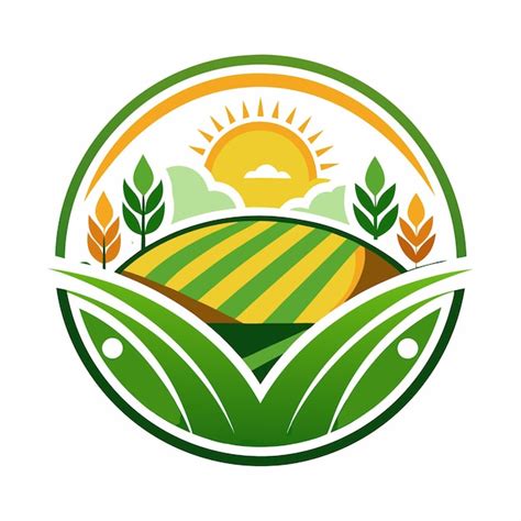 Premium Vector Sustainable Farm Logo Art