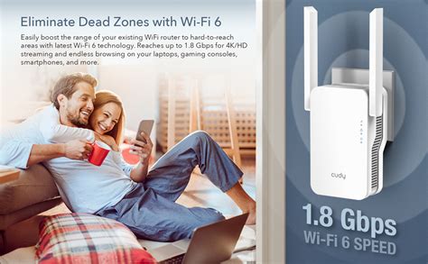 Ax1800 Dual Band Wi Fi 6 Range Extender Model Re1800 Cudy Wifi 4g