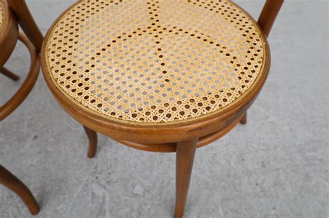 Thonet No 14 Bentwood And Cane Cafe Chairs For Sale At 1stdibs