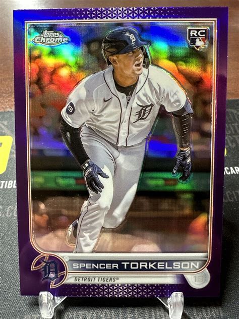 Topps Chrome Update Spencer Torkelson Rc Purple Refractor Usc